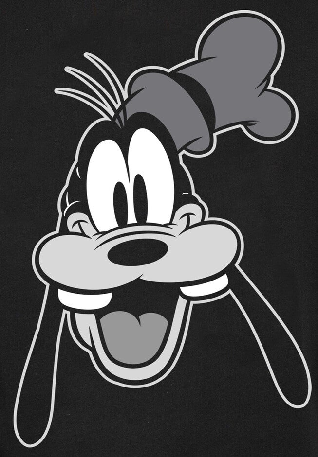 Men's Disney Goofy Short Sleeve T-Shirt Retro Black, , alternate image number 2