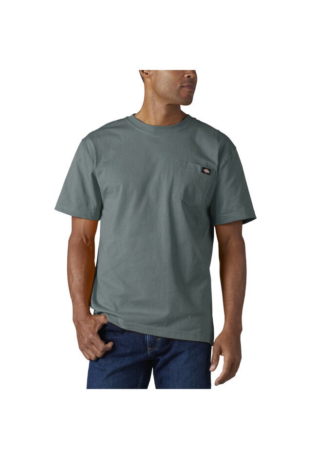 Dickies Short Sleeve Heavyweight T-Shirt, SMOKE BLUE, hi-res image number 0