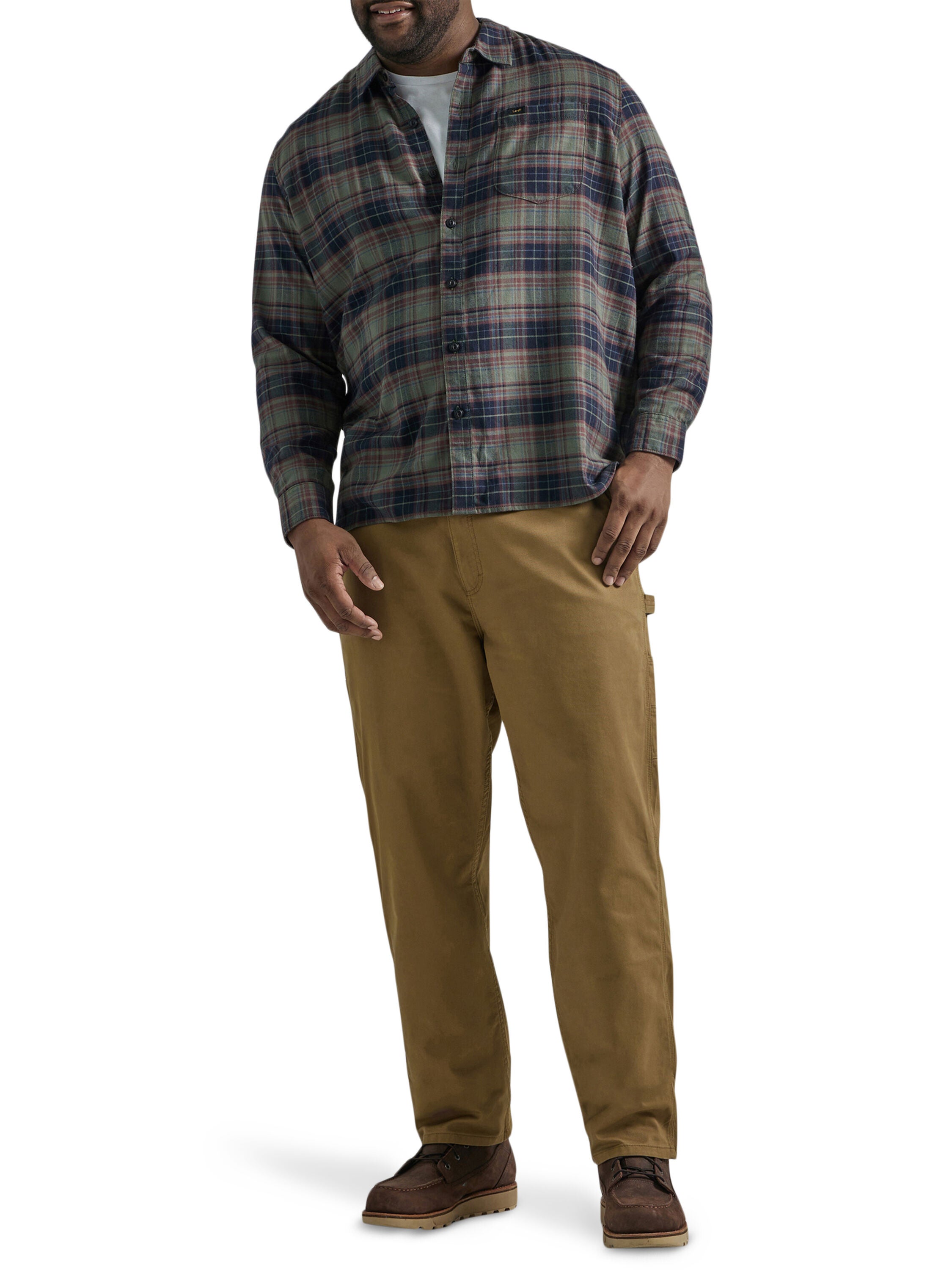Legendary Workwear Loose Fit Carpenter Jean, DARK KHAKI, alternate image number 7