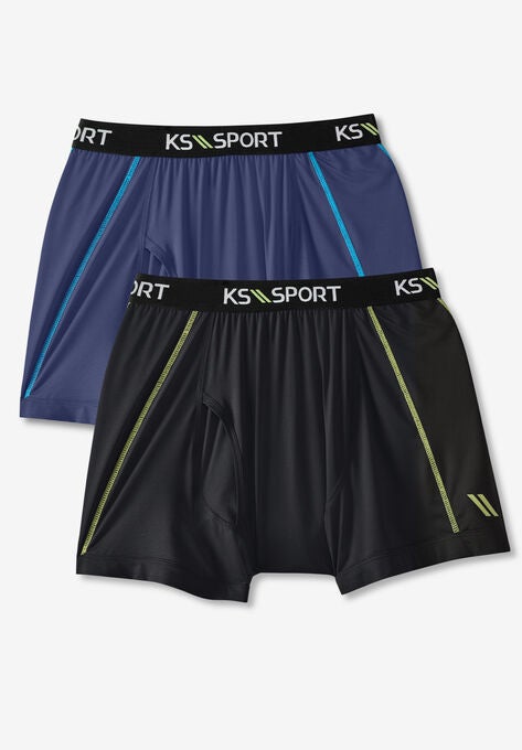 KS Sport™ Performance Boxer Brief 2-Pack, ASSORTED DARK COLORS, hi-res image number null