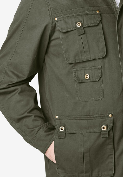 Multi-Pocket Twill Jacket, , alternate image number null