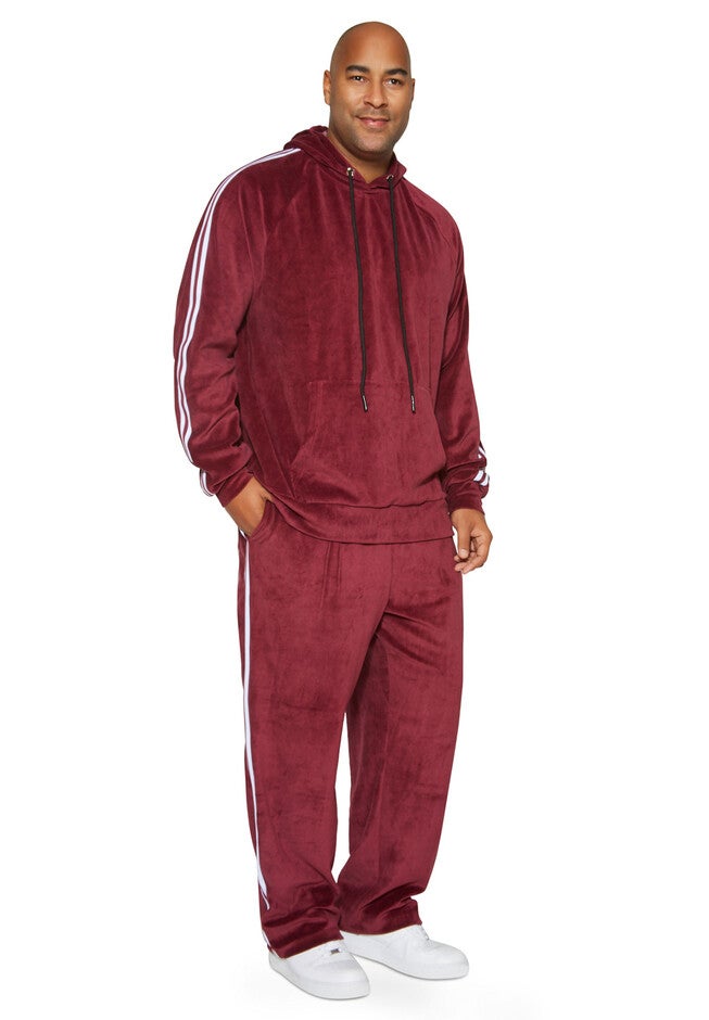Velour Track Pants, , alternate image number null
