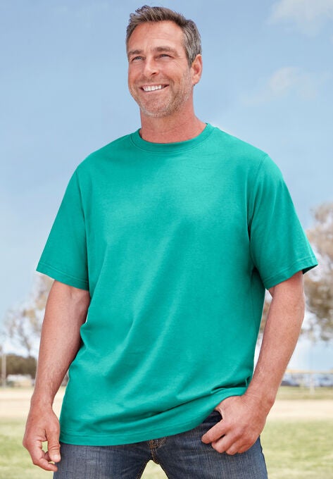 Shrink-Less™ Lightweight Crewneck T-Shirt, , alternate image number null