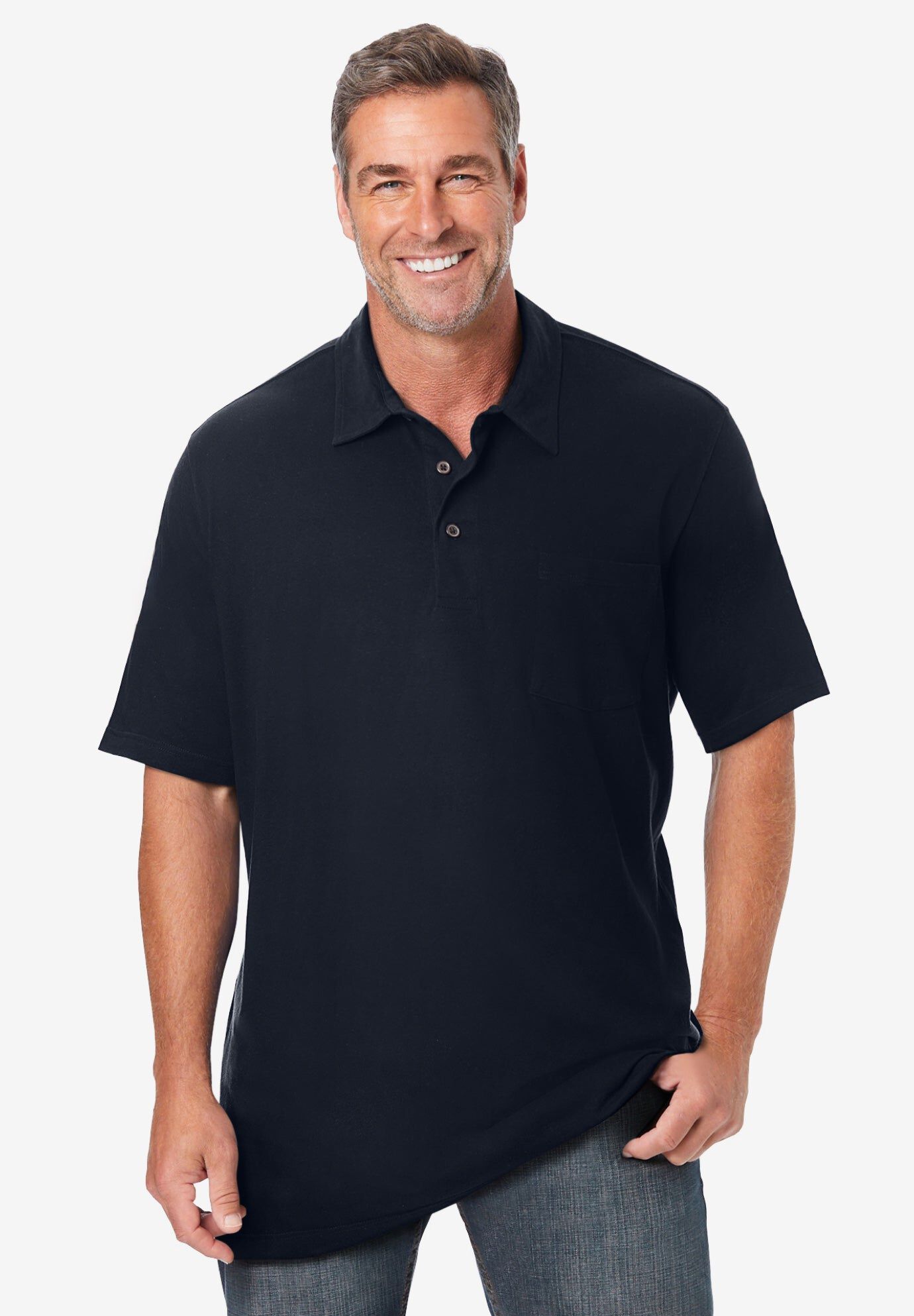 Ultra-Lightweight Polo, BLACK, hi-res image number 0