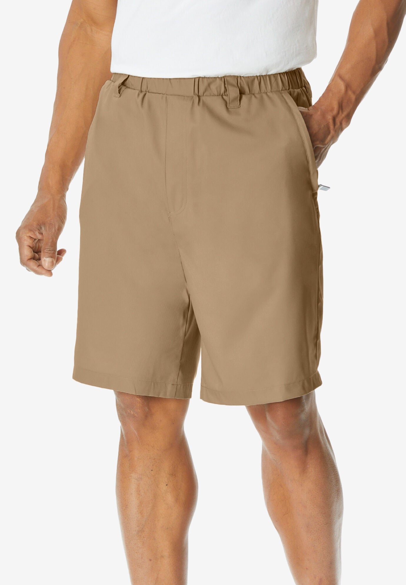Lightweight Wicking Shorts, KHAKI, hi-res image number 0