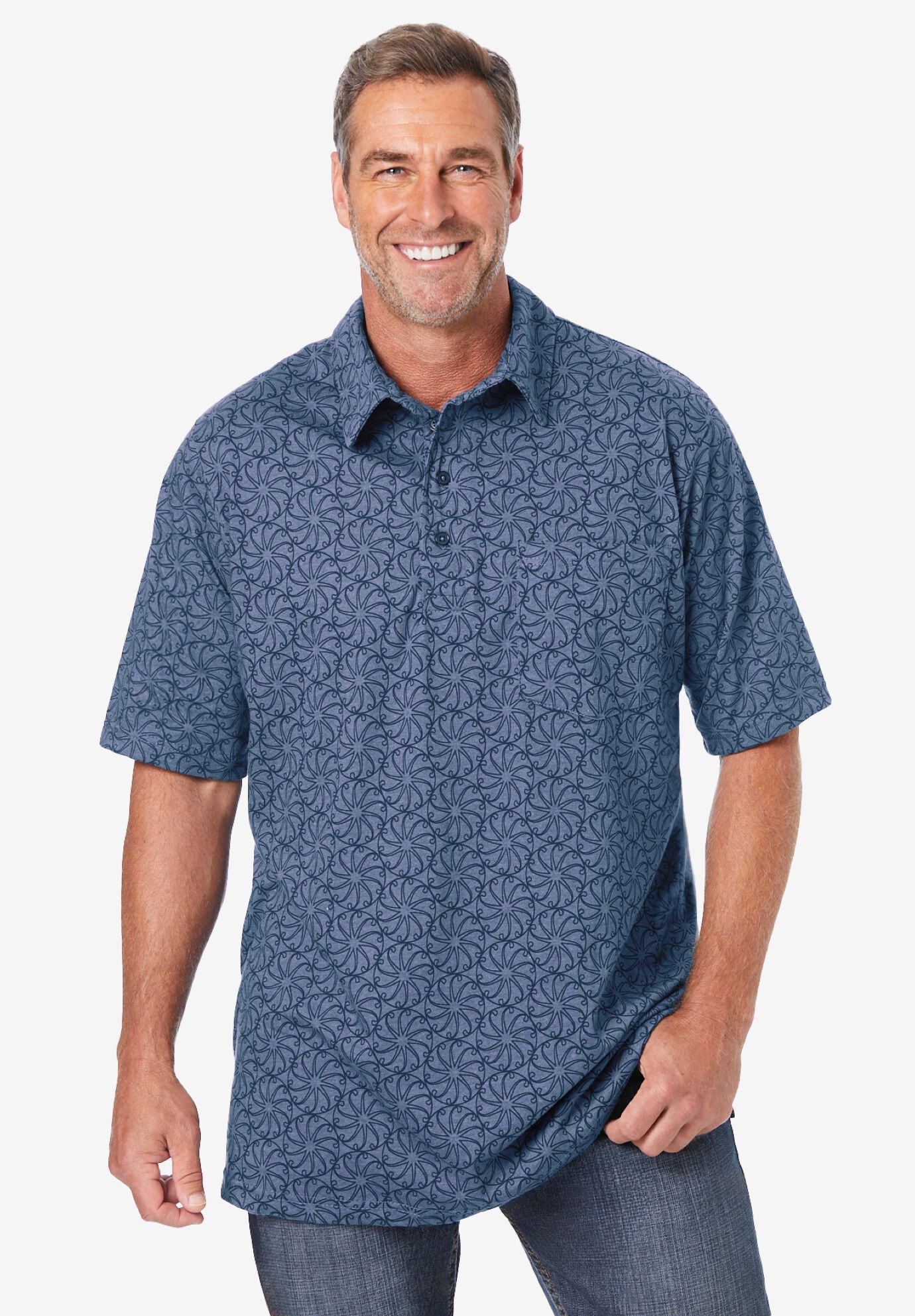 big and tall polo shirts with pockets