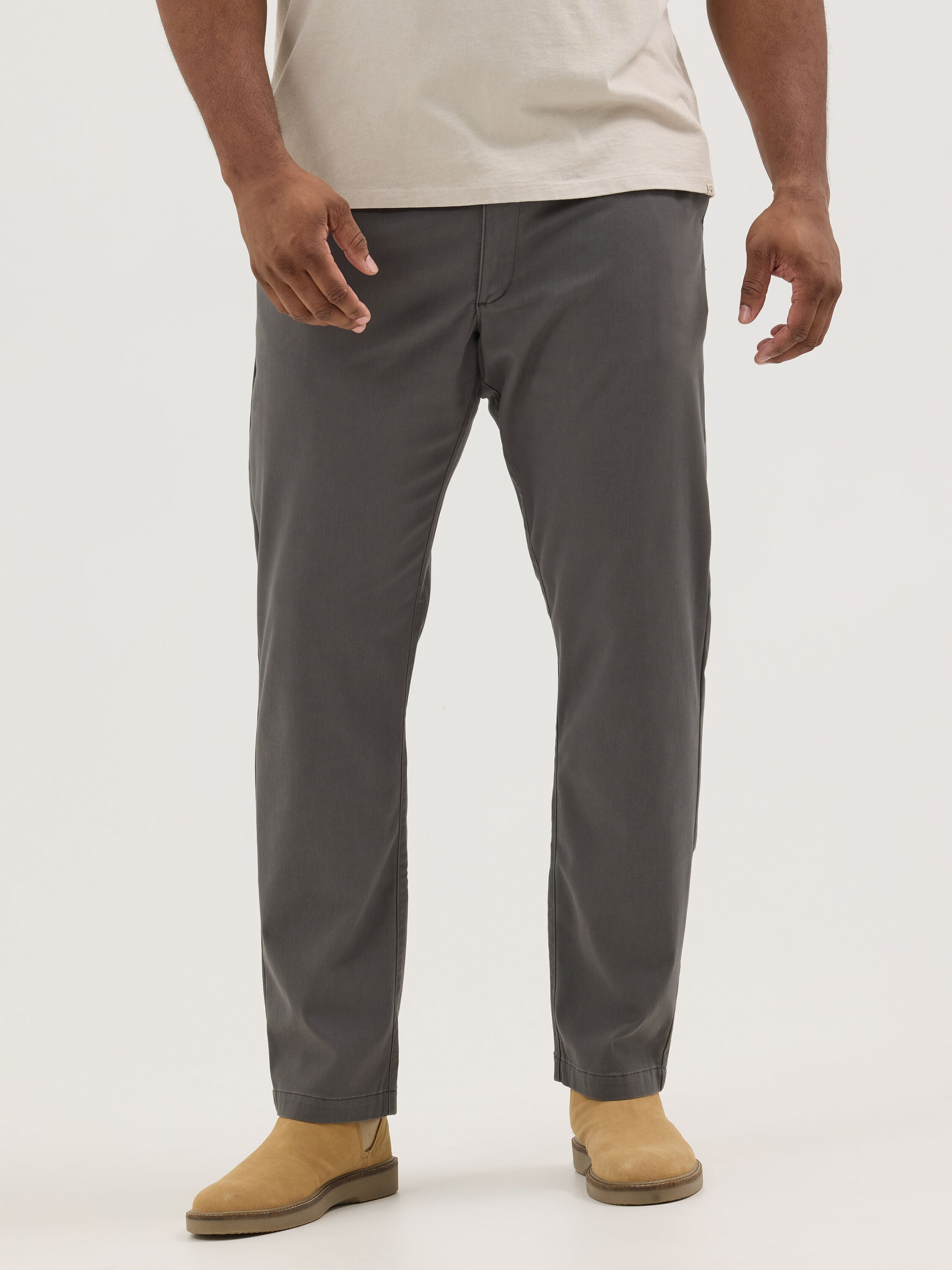 Extreme Motion Relaxed Fit Flat Front Pant, STATIC GREY, hi-res image number 0