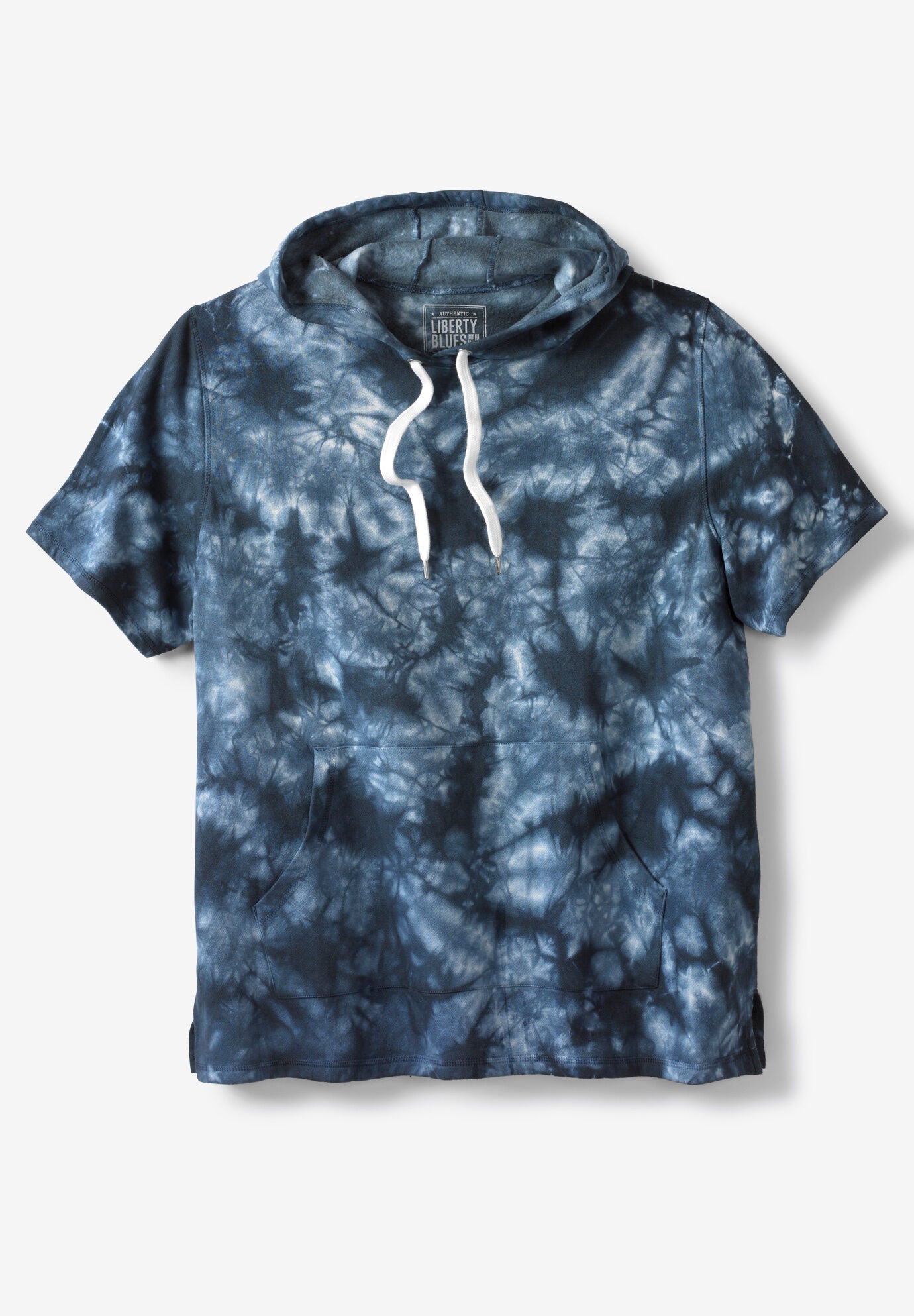 Liberty Blues Short Sleeve Hoodie King Size