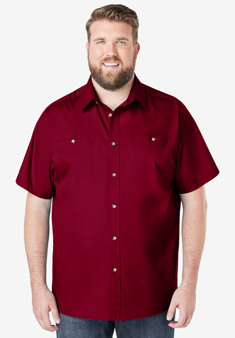 Short-Sleeve Pocket Sport Shirt, , alternate image number null