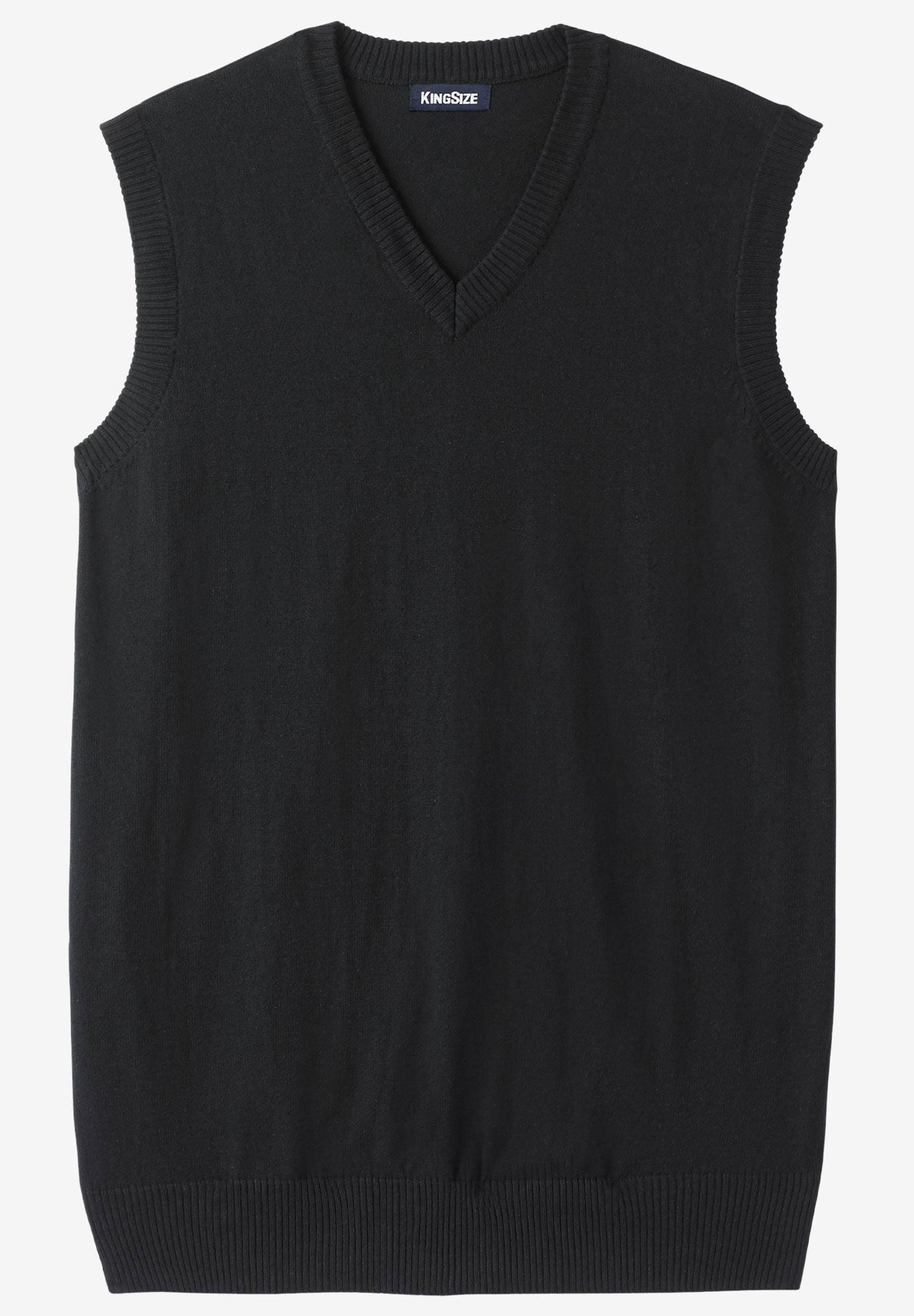 Lightweight V-Neck Sweater Vest | King Size
