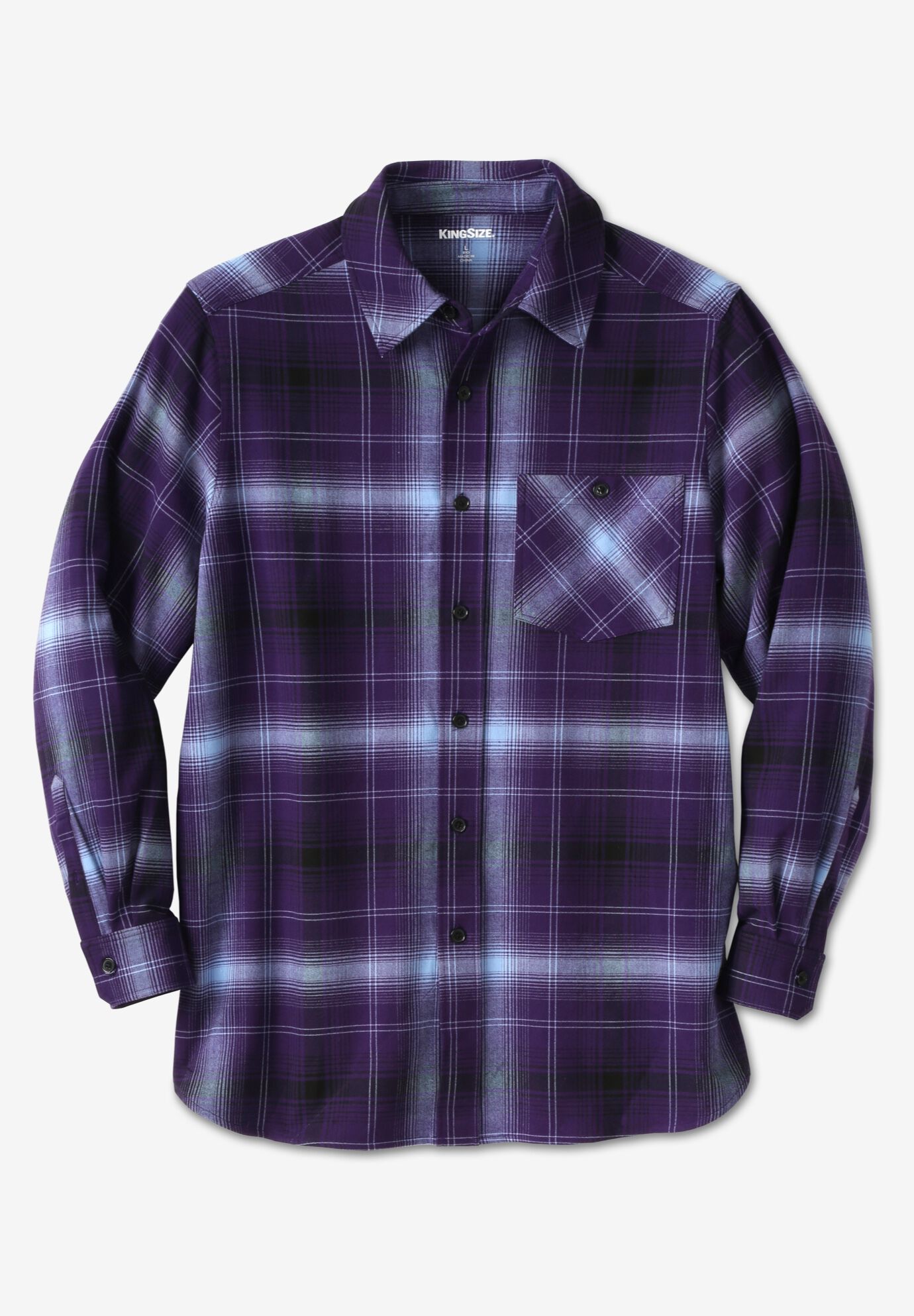 Big Tall Flannel Shirts for Men King Size