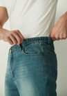 Liberty Blues™ Loose-Fit Side Elastic 5-Pocket Jeans, , alternate image number null