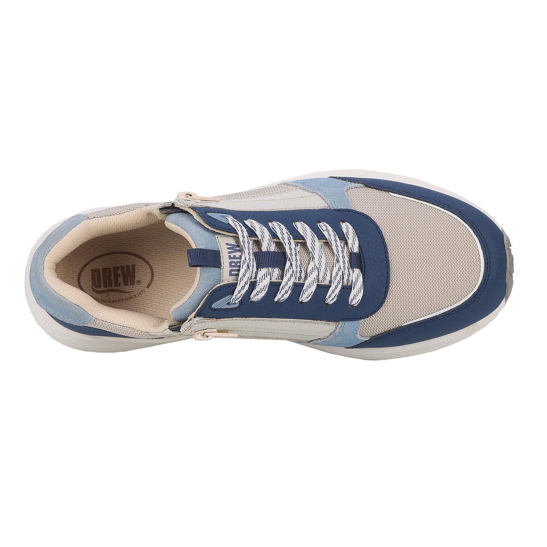 Miller Double Zip Sneaker, BLUE GREY, alternate image number 5