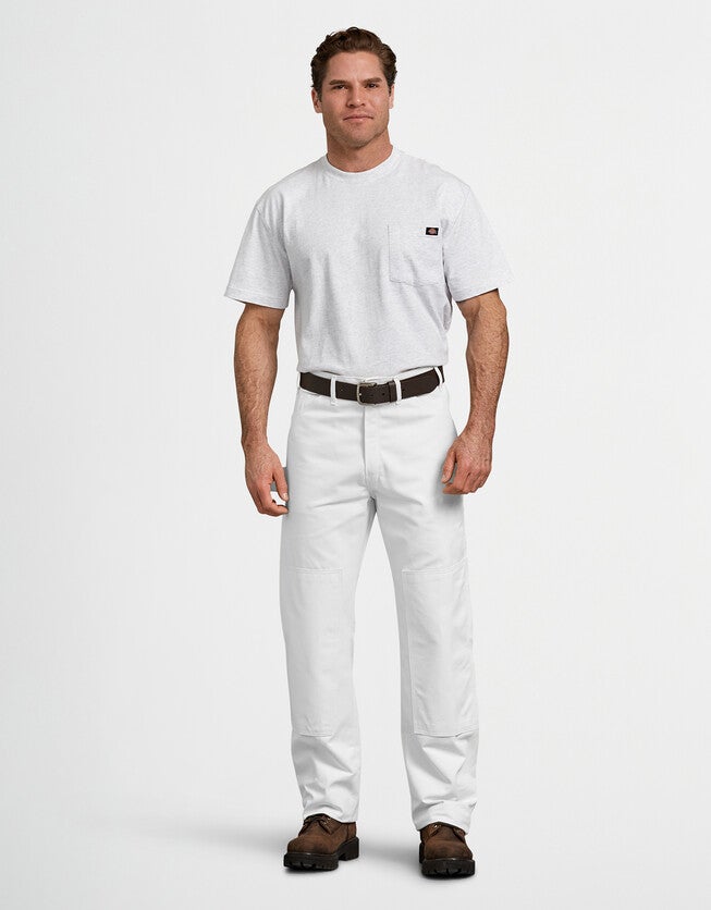 Painter's Double Knee Utility Pants, WHITE, hi-res image number null