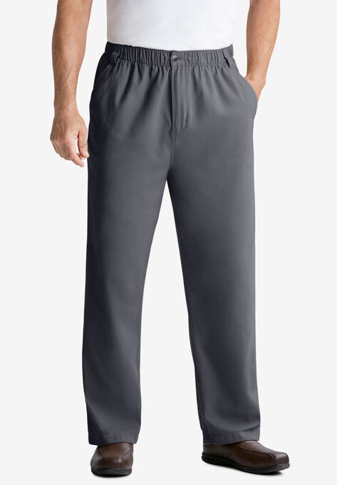 Knockarounds® Full-Elastic Waist Pants in Twill or Denim, CARBON, hi-res image number null