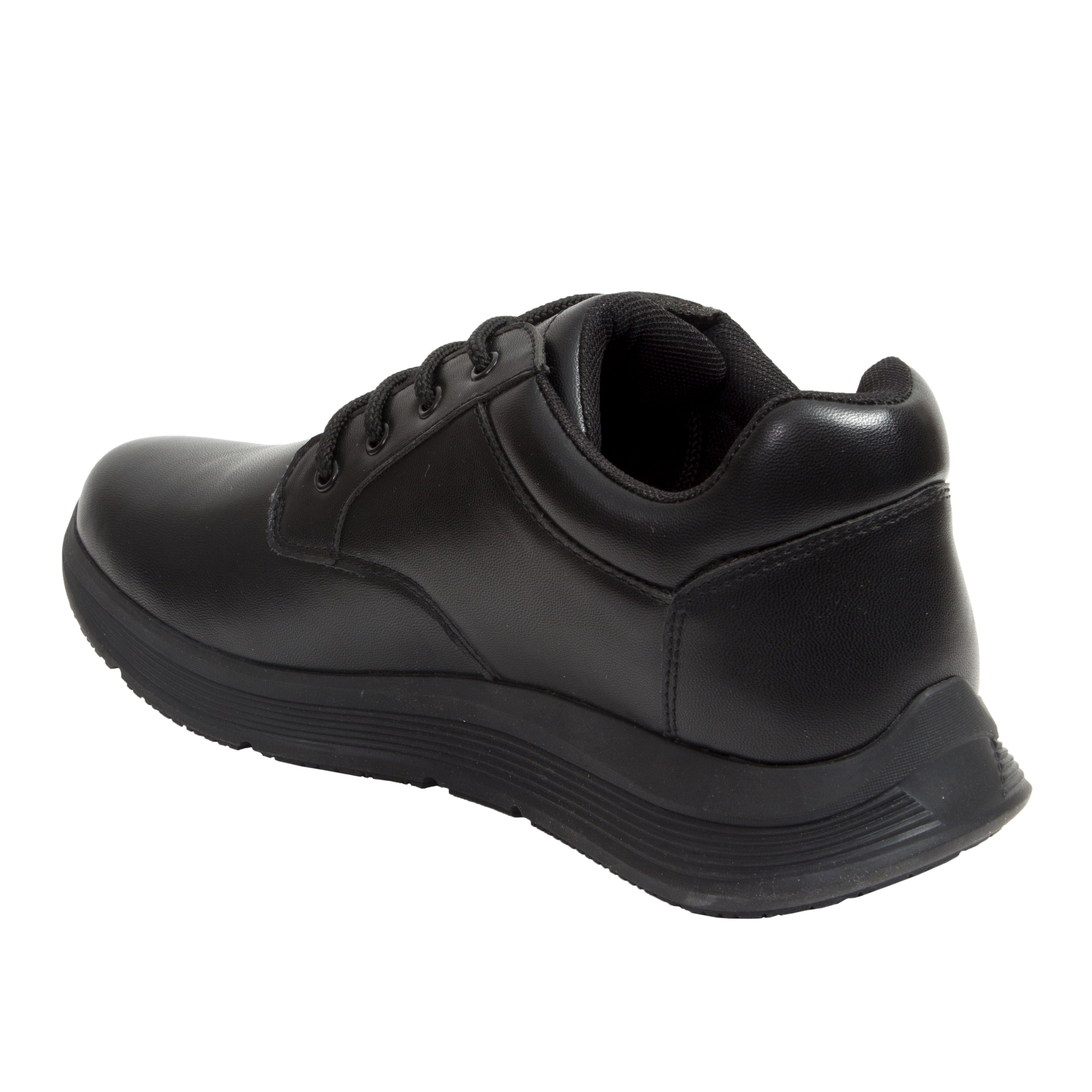 Deer Stags Montez Slip-Resistant Workwear Shoe, BLACK, alternate image number 7