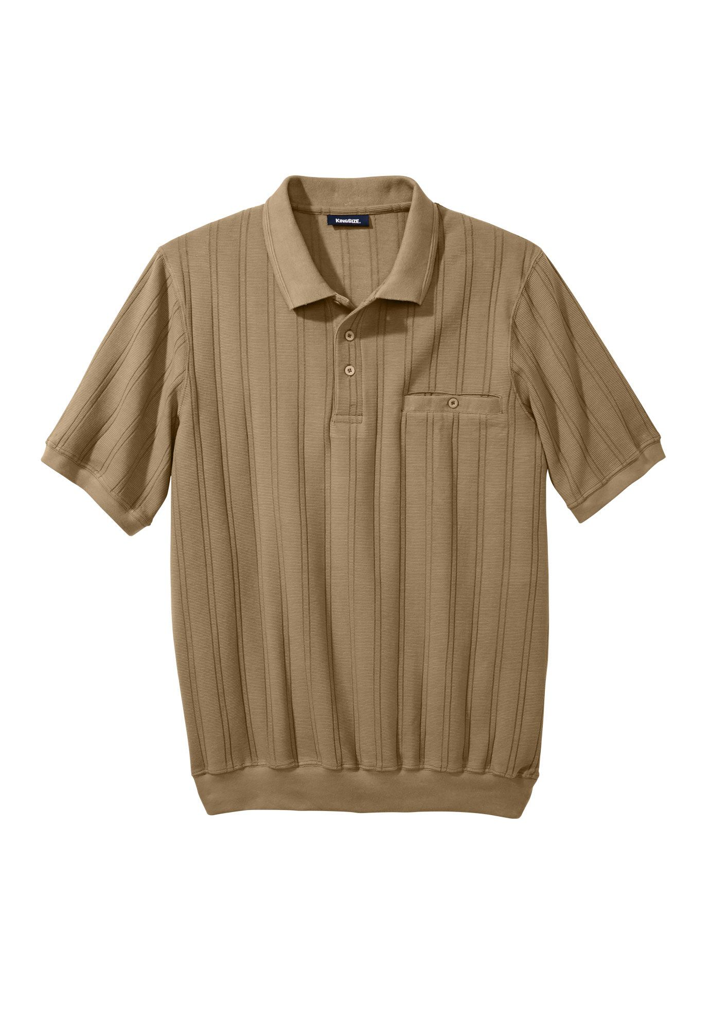 Banded Bottom Polo Shirt | King Size