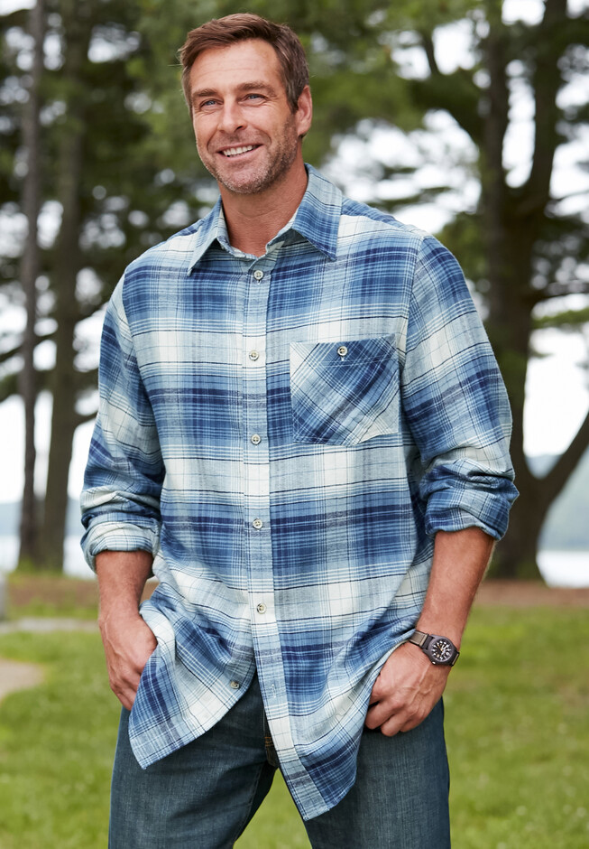 Boulder Creek™ Flannel Shirt | King Size