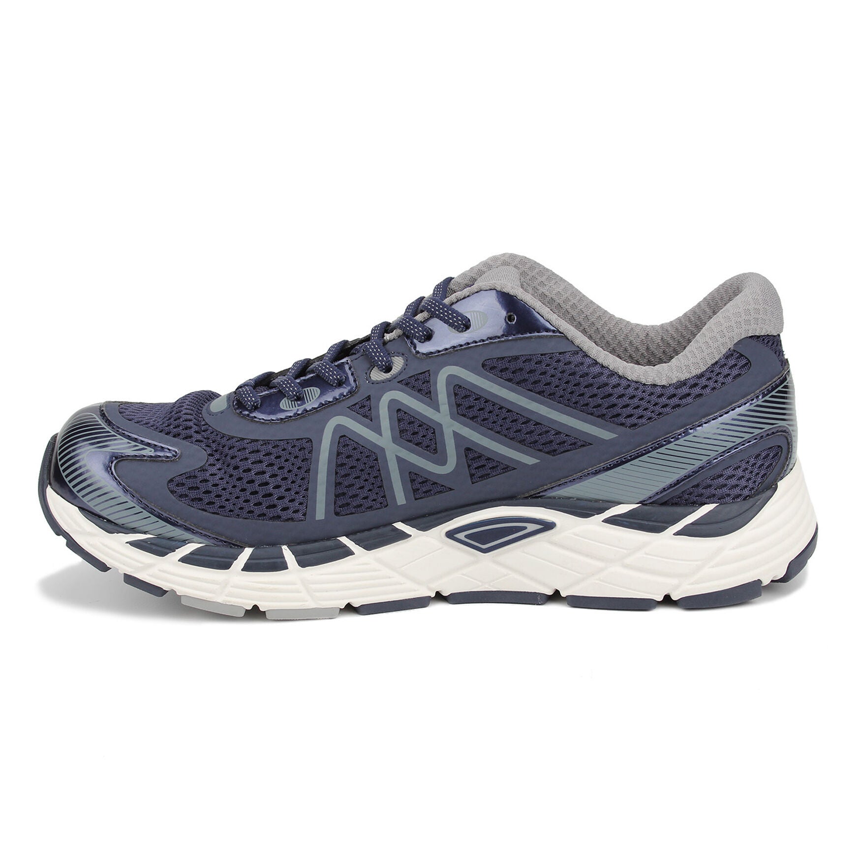 Nash Lightweight Arch Support Sneaker, NAVY, alternate image number 3