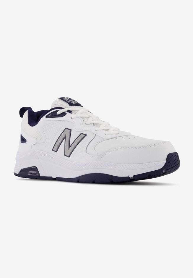 Versatile New Balance MX857V3 Sneaker, White Navy Rain | King Size
