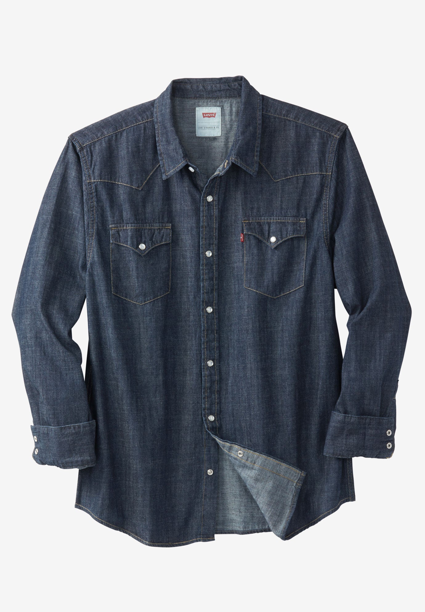 mens denim shirt 3xl