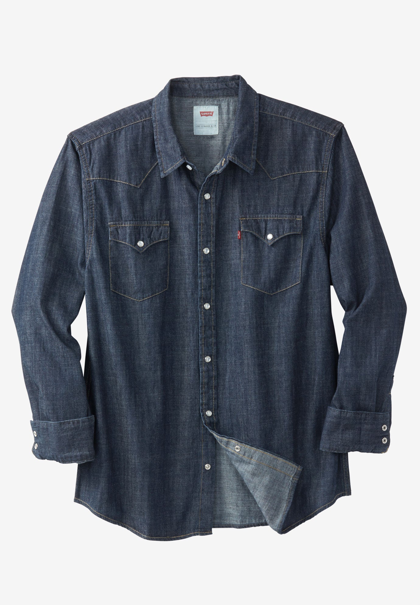 big and tall denim shirt