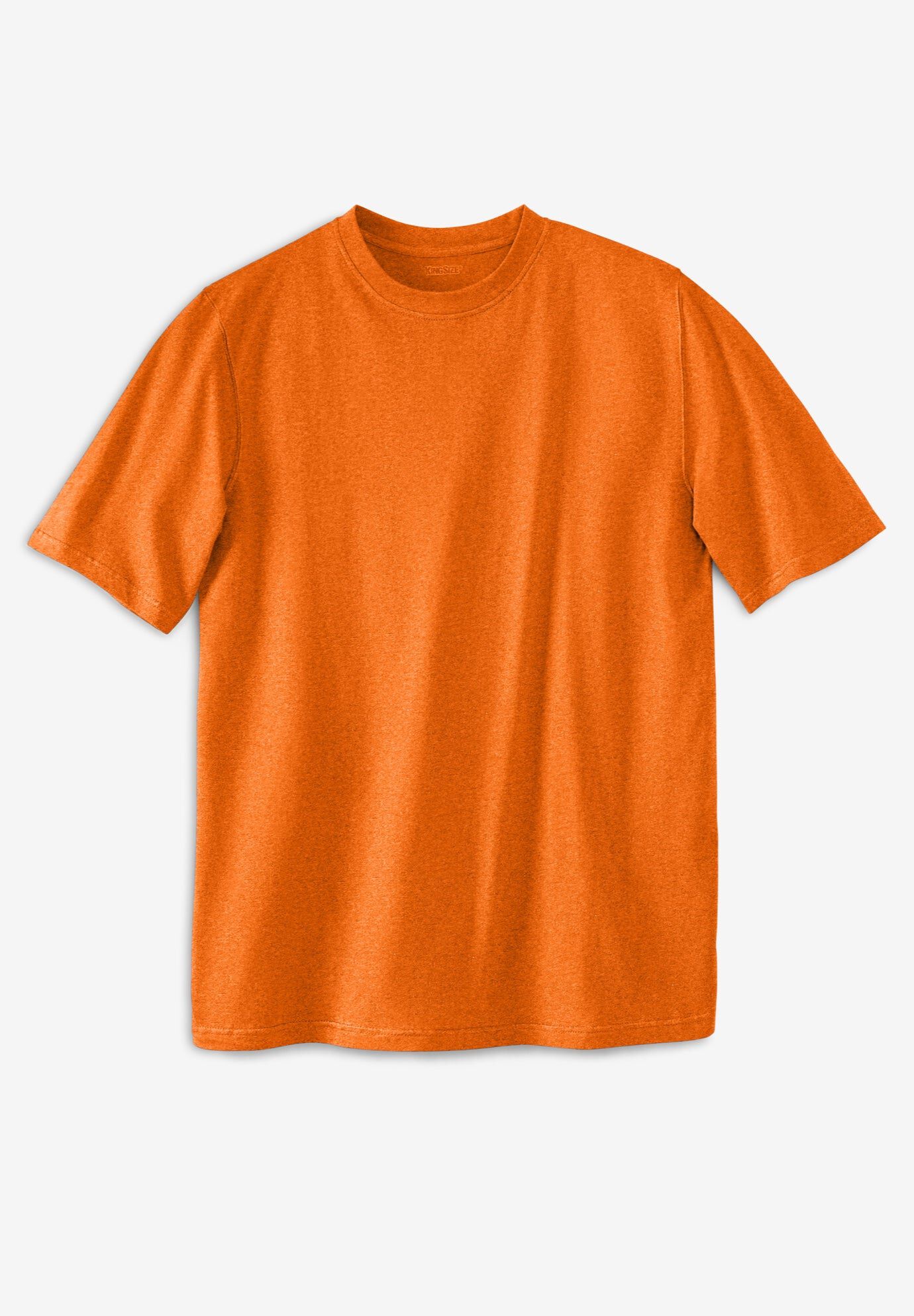 Shrink-Less&trade; Lightweight Crewneck T-Shirt, HEATHER ORANGE