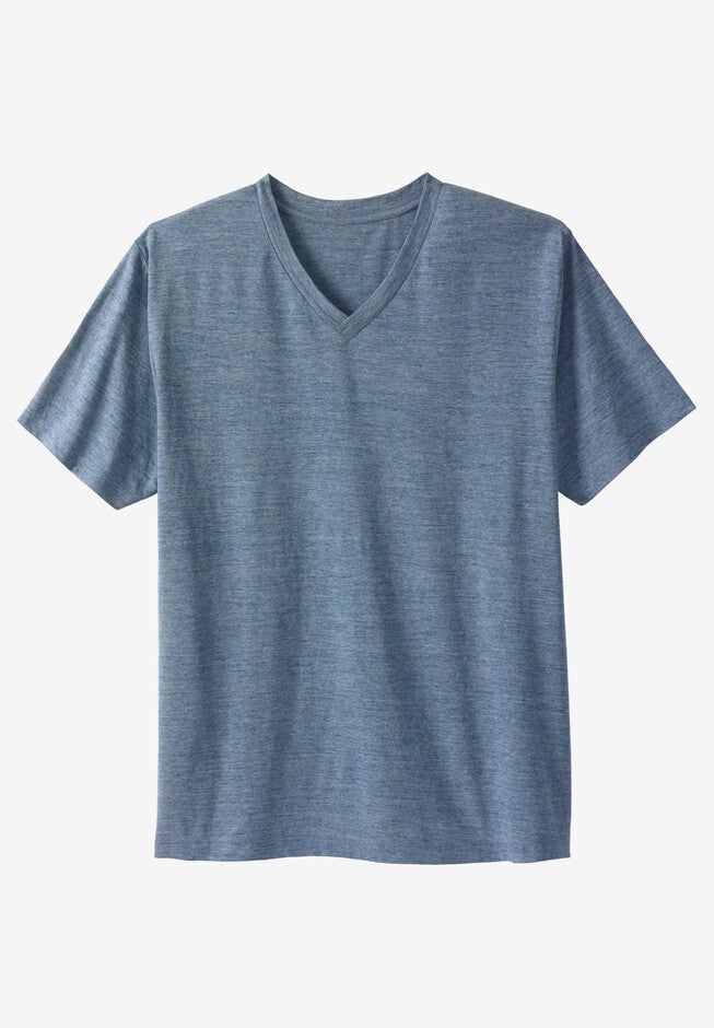 Liberty Blues® Short-Sleeve V-Neck T-Shirt, INDIGO MARL, hi-res image number null