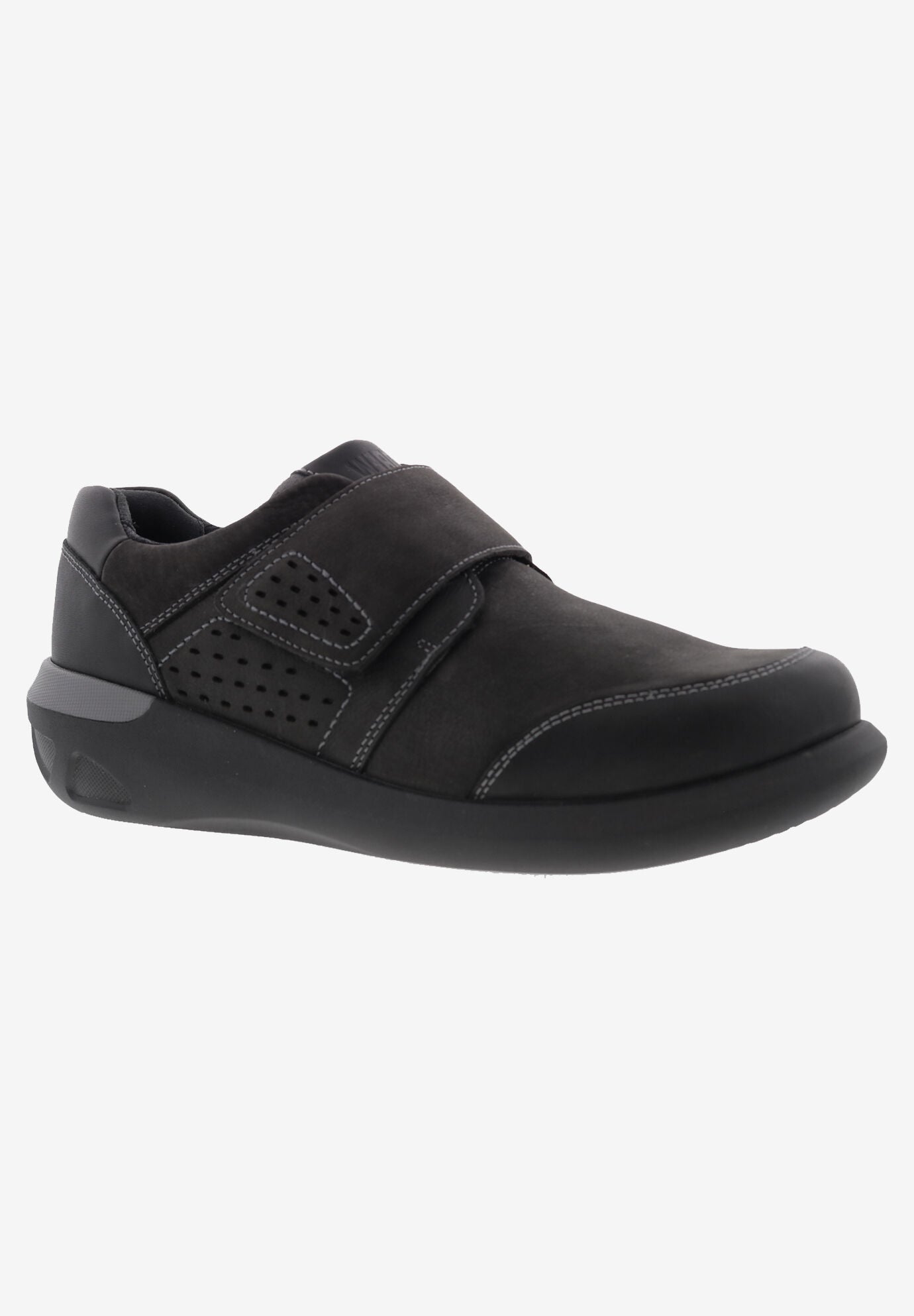 Marshall Hook & Eye Casual Shoes, BLACK NUBUCK LEATHER, hi-res image number 0