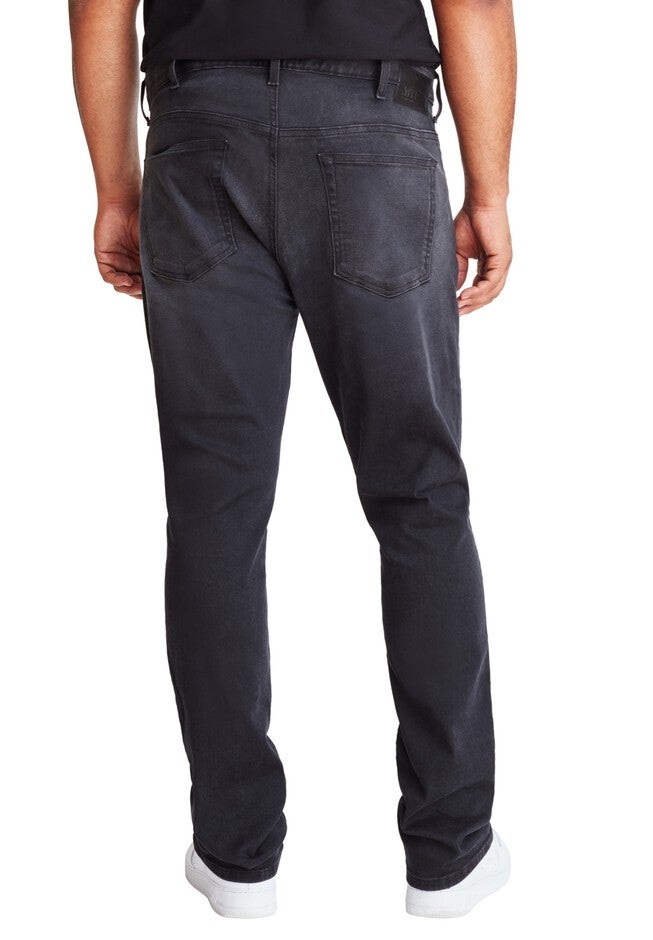 MVP Collections® Black Vintage Wash Straight Leg Jeans, , on-hover image number null