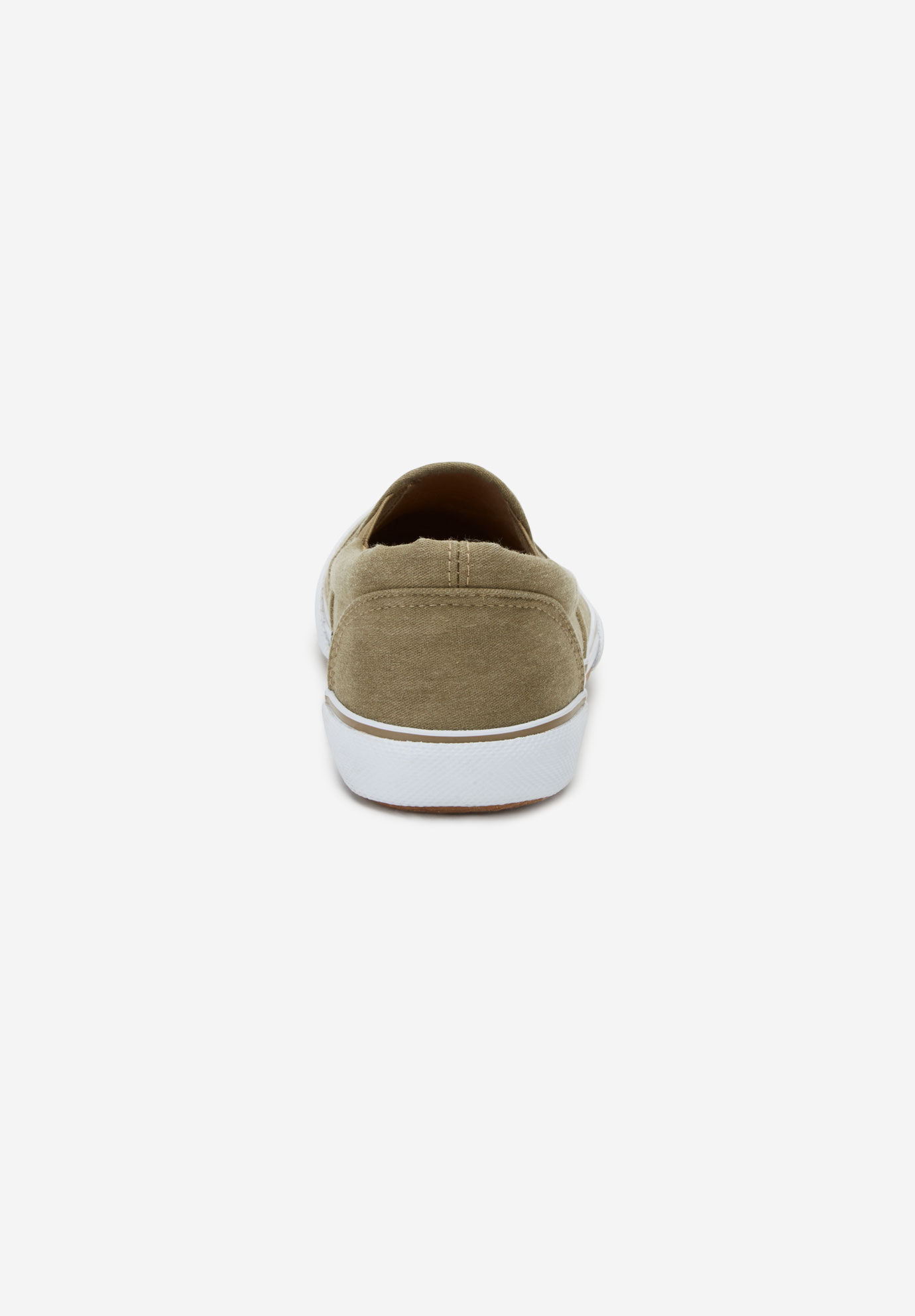 tan canvas slip on shoes