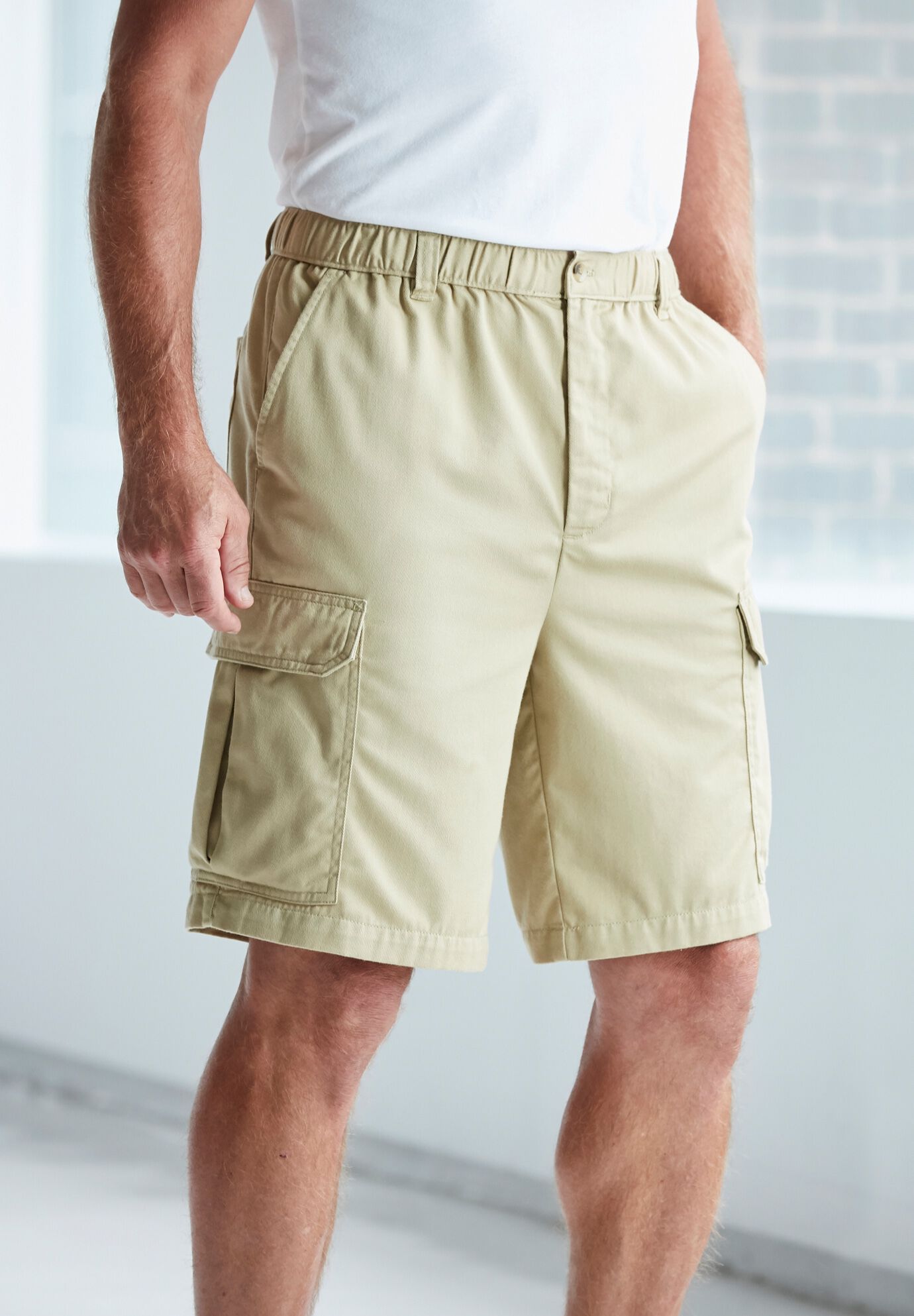 Elastic Waist Cargo Shorts Knockarounds 8