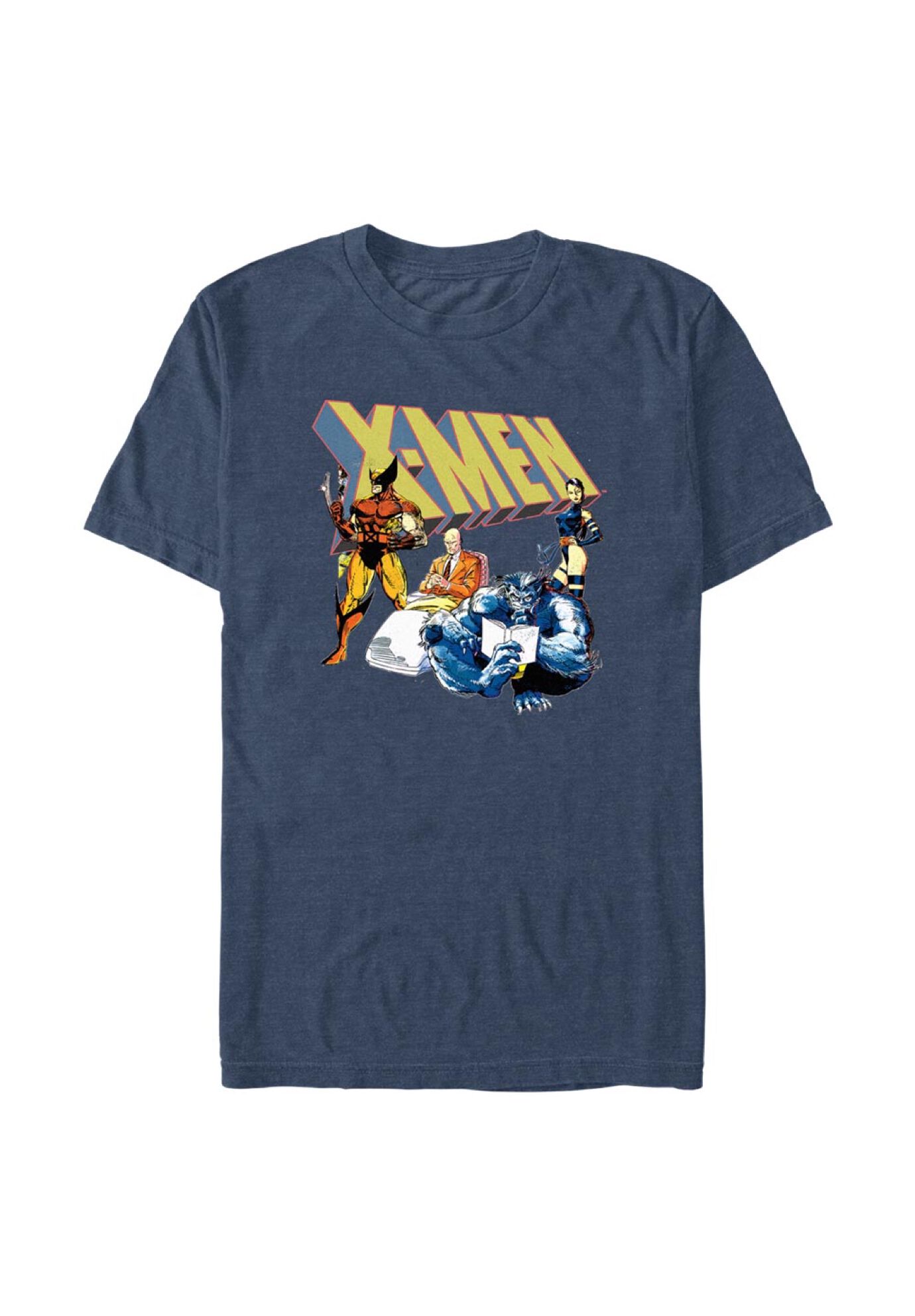 Intermission Tops & Tees, NAVY HEATHER, hi-res image number 0