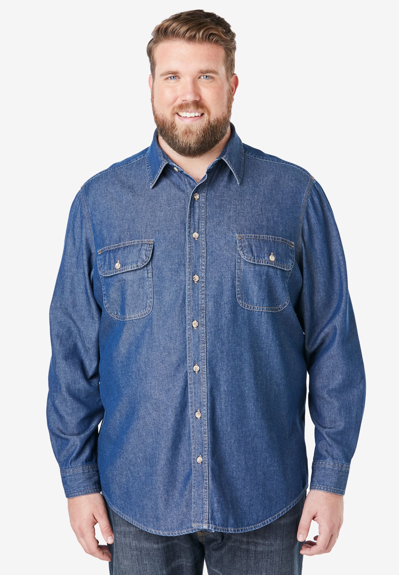 4xlt denim shirts clearance