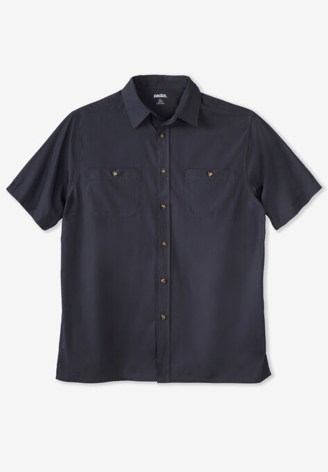 Short-Sleeve Pocket Sport Shirt, CARBON, hi-res image number null