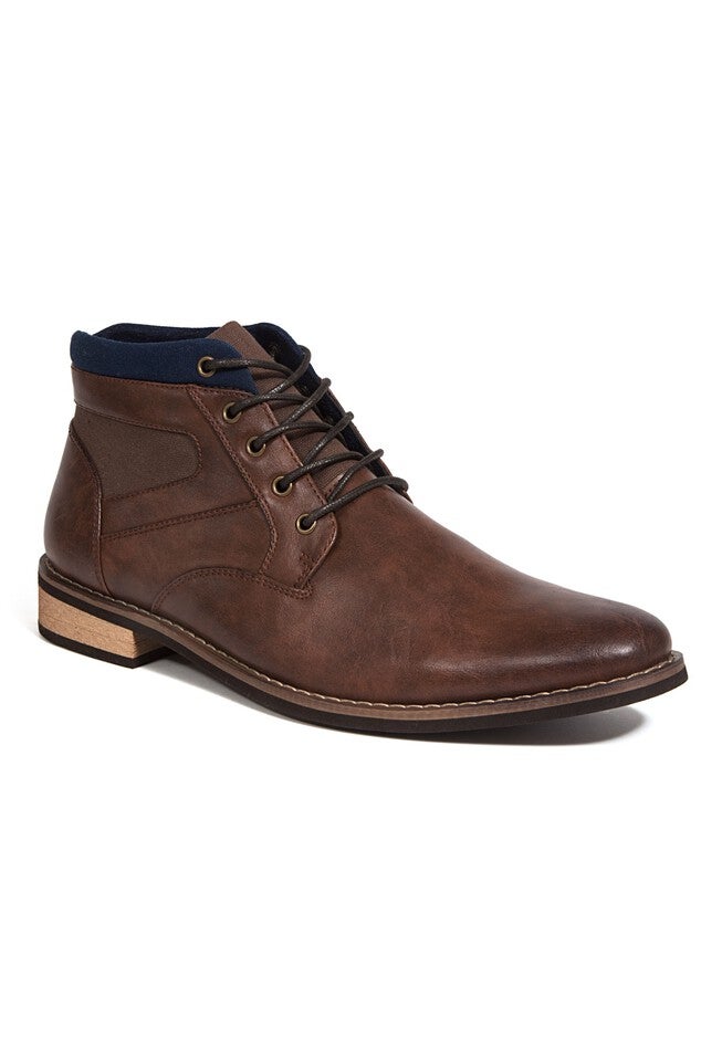 Deer Stags® Irvine Lightweight Memory Foam Chukka Boots, BROWN NAVY, hi-res image number null
