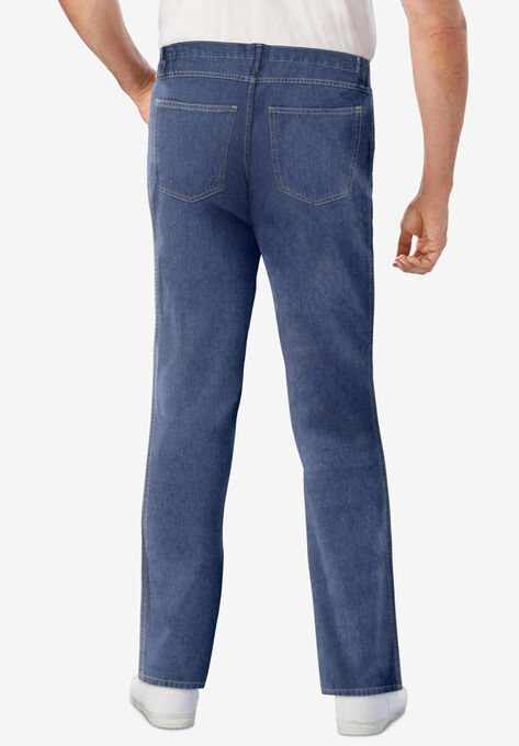 Liberty Blues™ Lightweight Comfort Side-Elastic 5-Pocket Jeans, , on-hover image number null