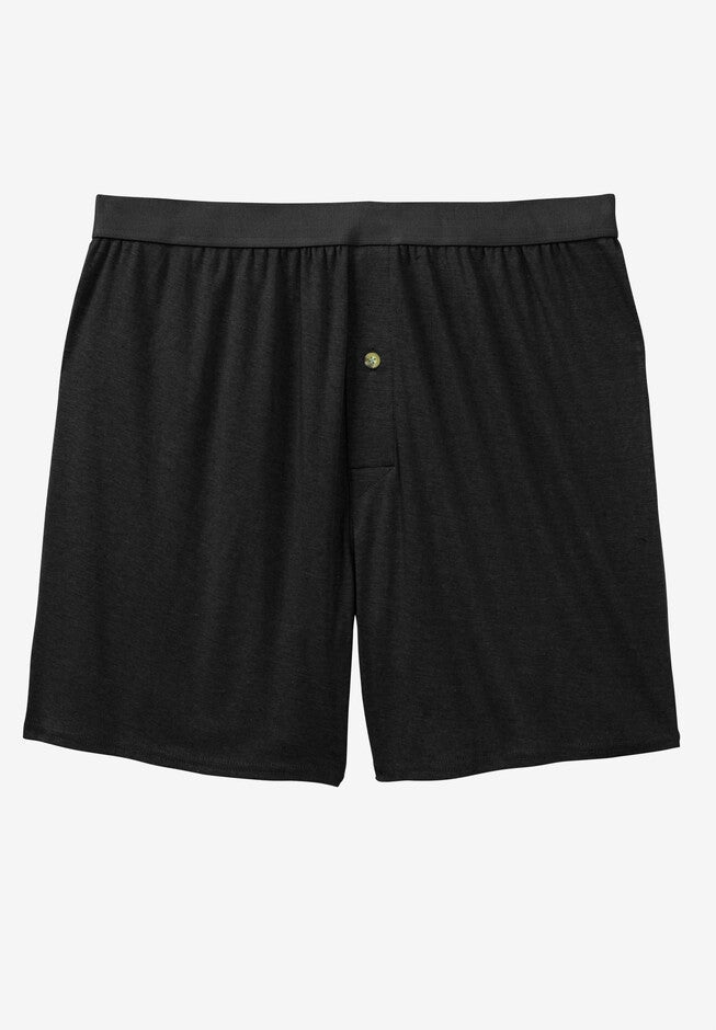Fashion Open Boxers by Kings' Court®, BLACK, hi-res image number null