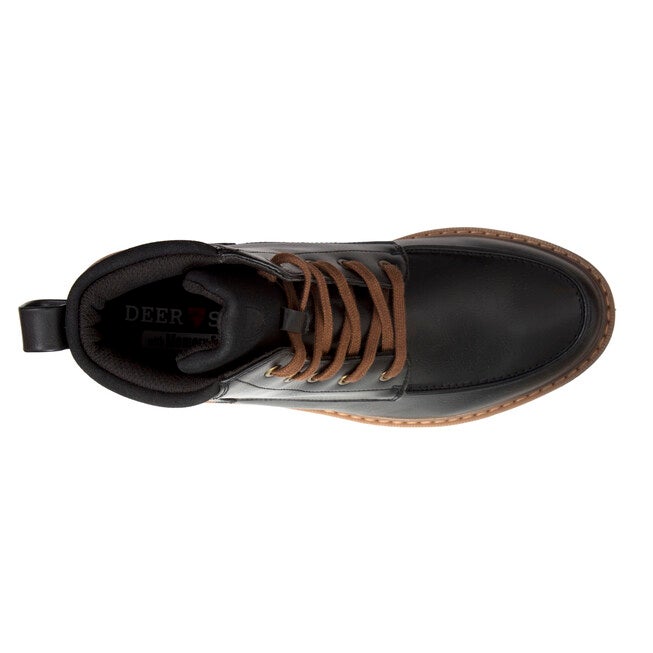 Julian Tall Lace-up Boot, BLACK, alternate image number 4