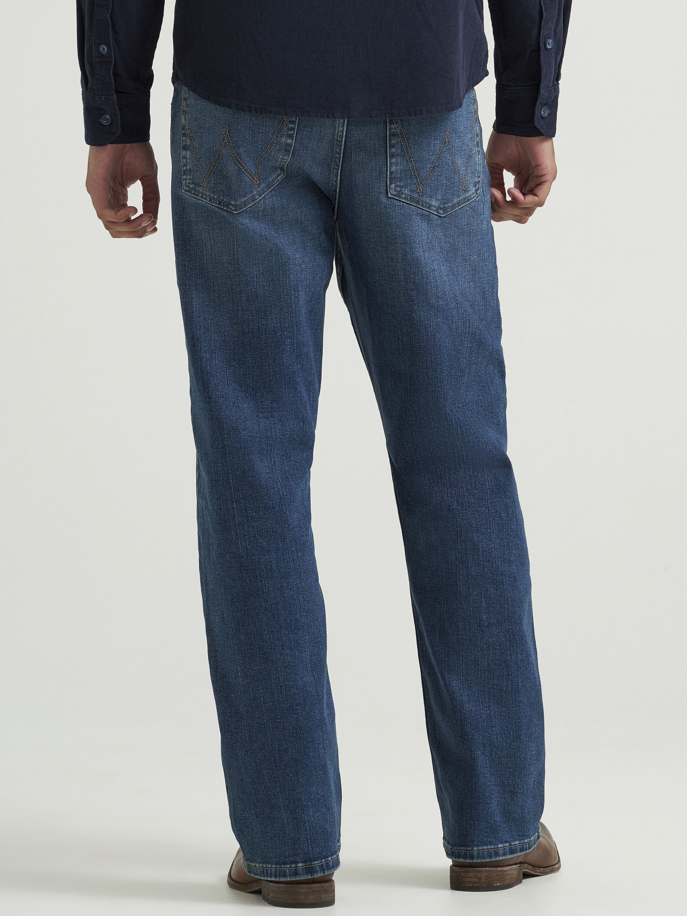 Wrangler Red Kabel Relaxed Bootcut Jean, DUNN, on-hover image number 1