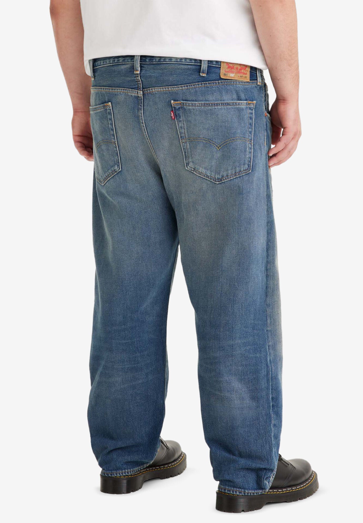 Classic Levi s 501 Stretch Jeans Dark Stonewash King Size
