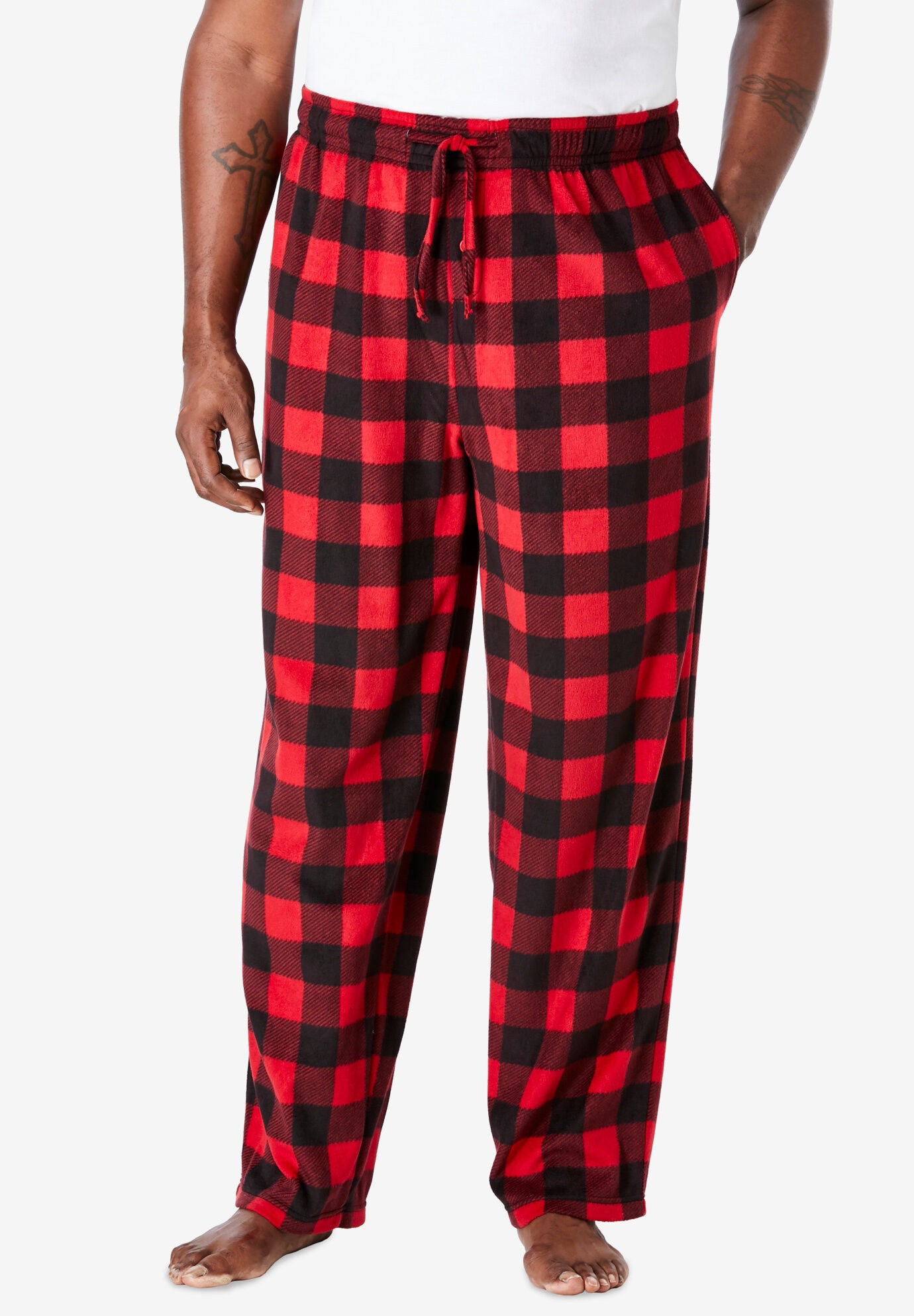 Sleep chic microfleece pajama pants top