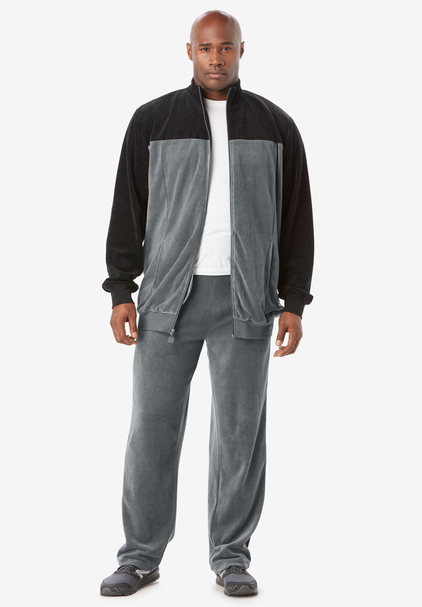 big and tall designer sweat suits