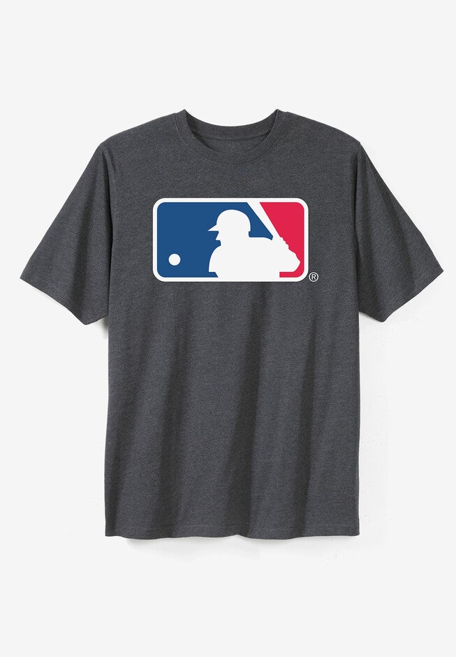 MLB® League Logo Tee, CHARCOAL HEATHER, hi-res image number 0