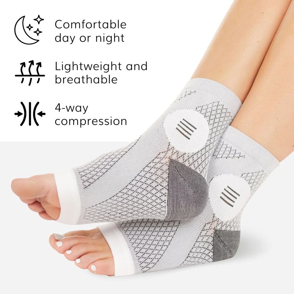 Neuropathy Socks &ndash; 3 Pack, GRAY, alternate image number 2