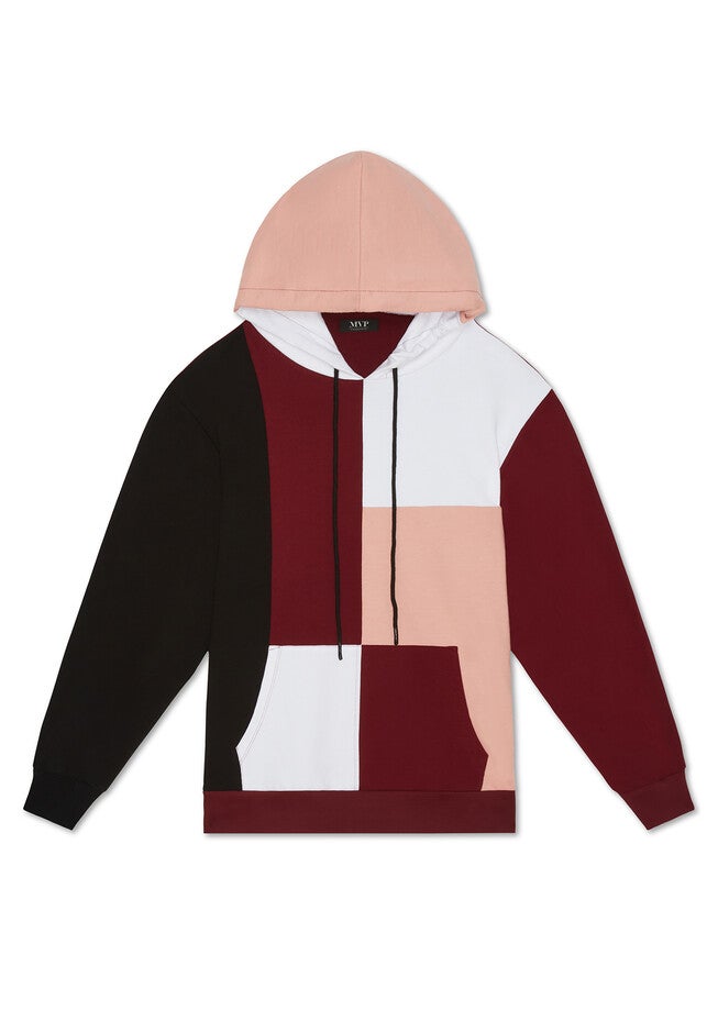 Color-Block Pullover Hoodie, , alternate image number null
