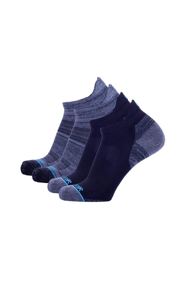 The Low-Cut 2-Pack Socks, GREY BLACK, hi-res image number 0