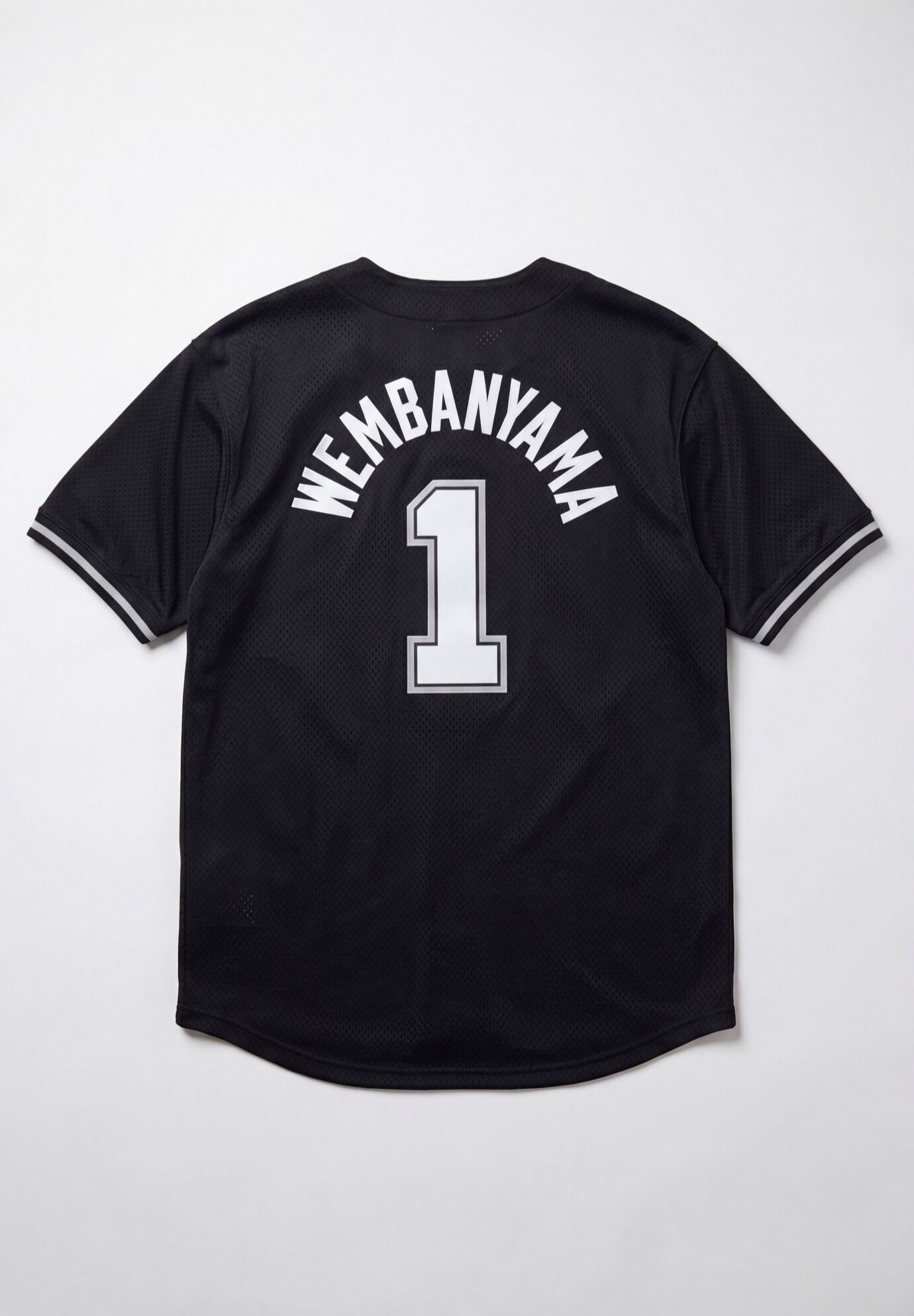 San Antonio Spurs Player Button-Up Jersey, BLACK SILVER, on-hover image number 1