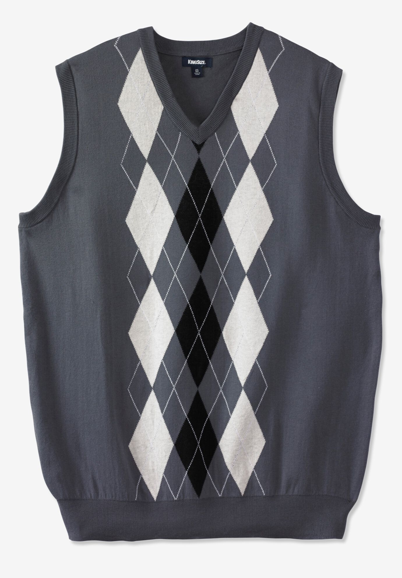 V-Neck Argyle Sweater Vest