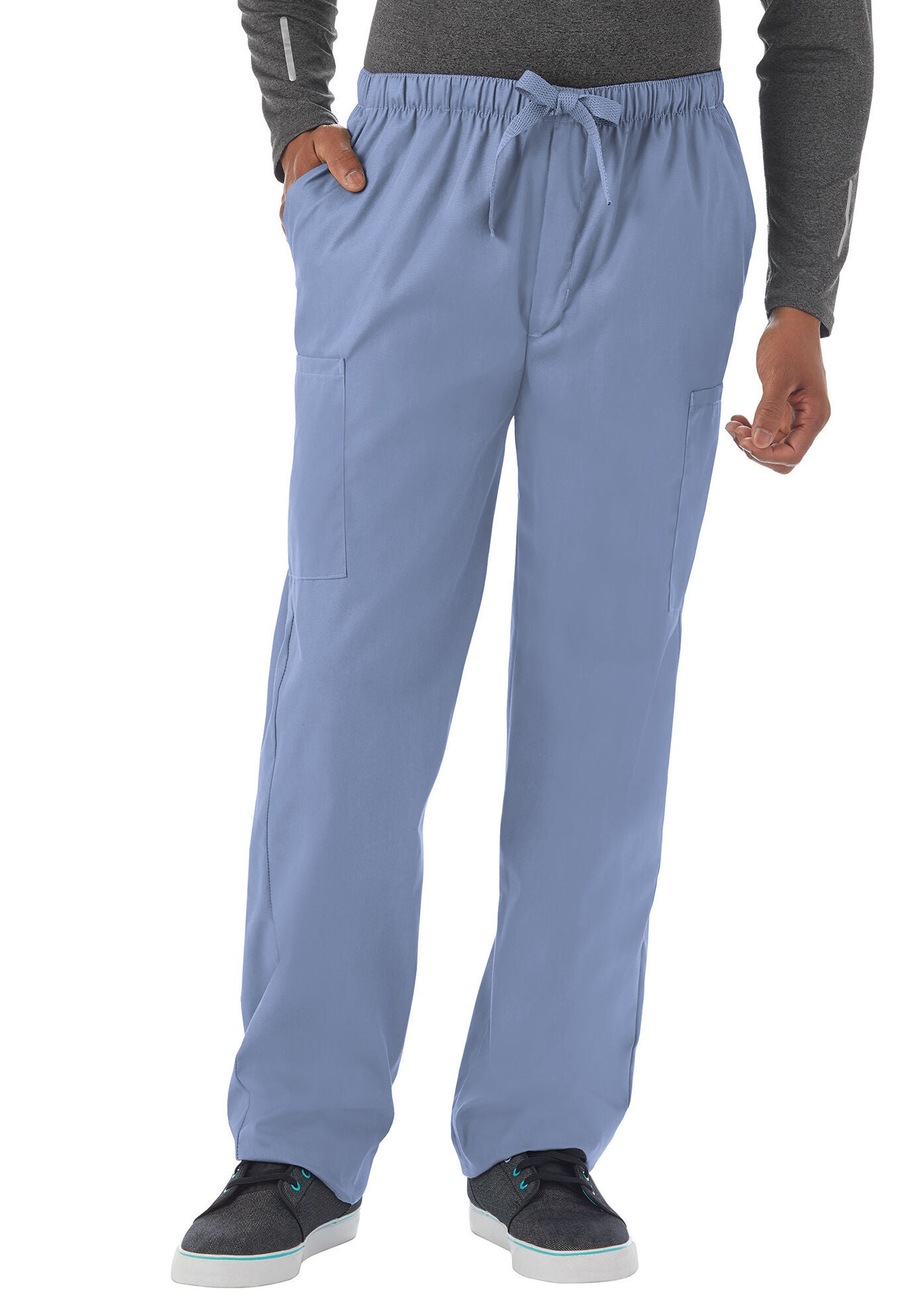 Unisex Five Pocket Scrub Pant, CEIL, hi-res image number 0